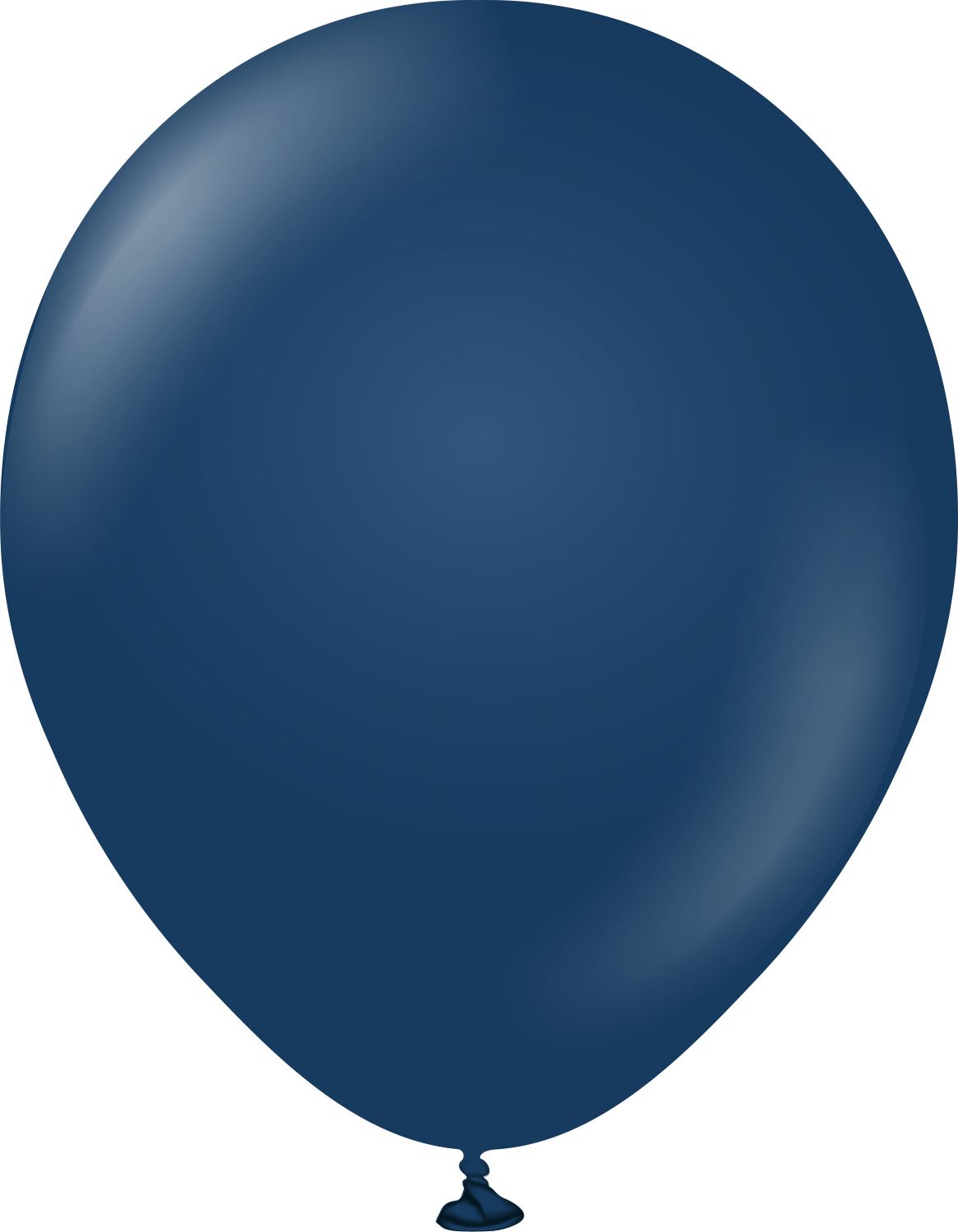 12" Kalisan latex balloons - Standard Navy (50 ct)