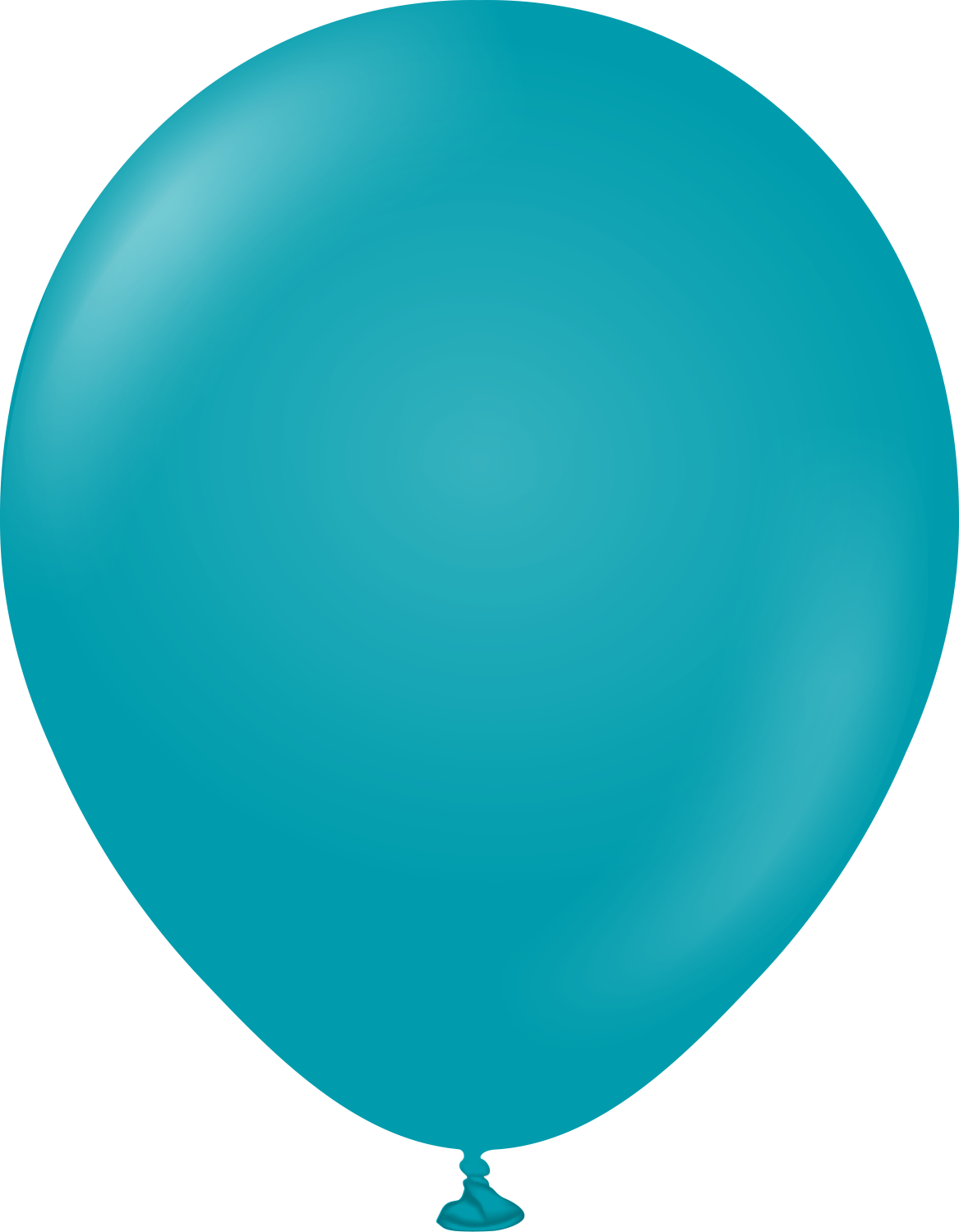 12" Kalisan latex balloons - Standard Turquoise (50 ct)