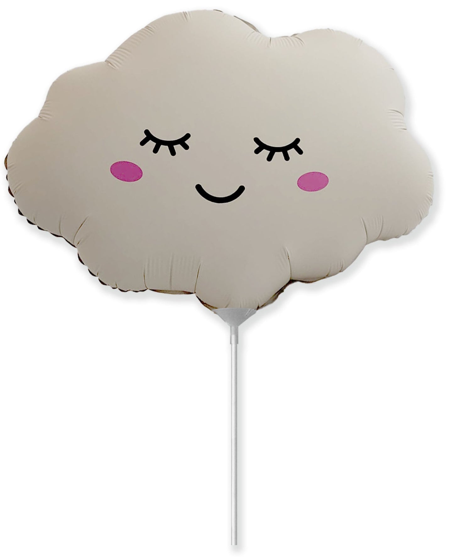 11" Cloud Matte Creamy Latte Mini Foil Balloon - Airfill only