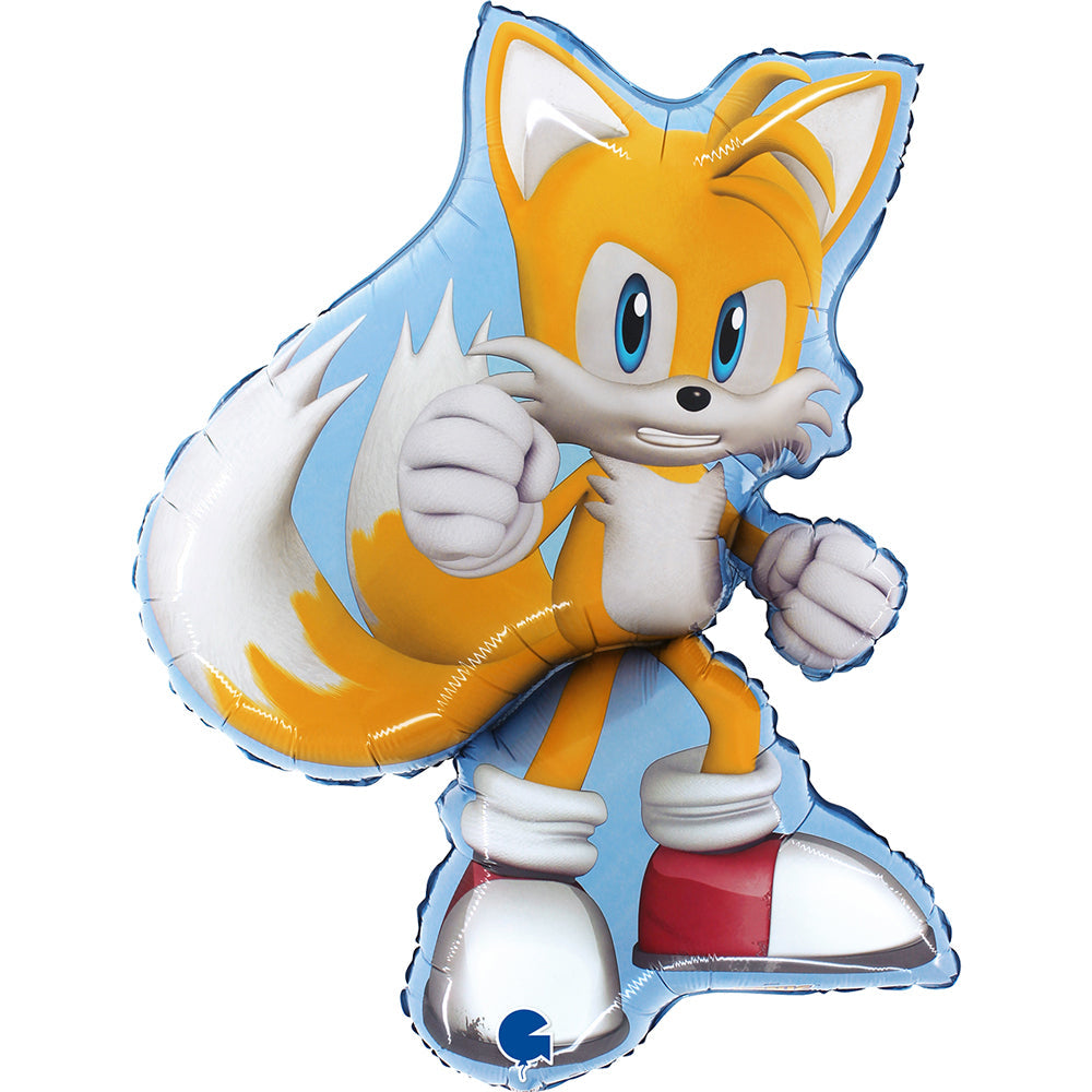 34" Sonic The Hedgehog Character Tails Foil Balloon