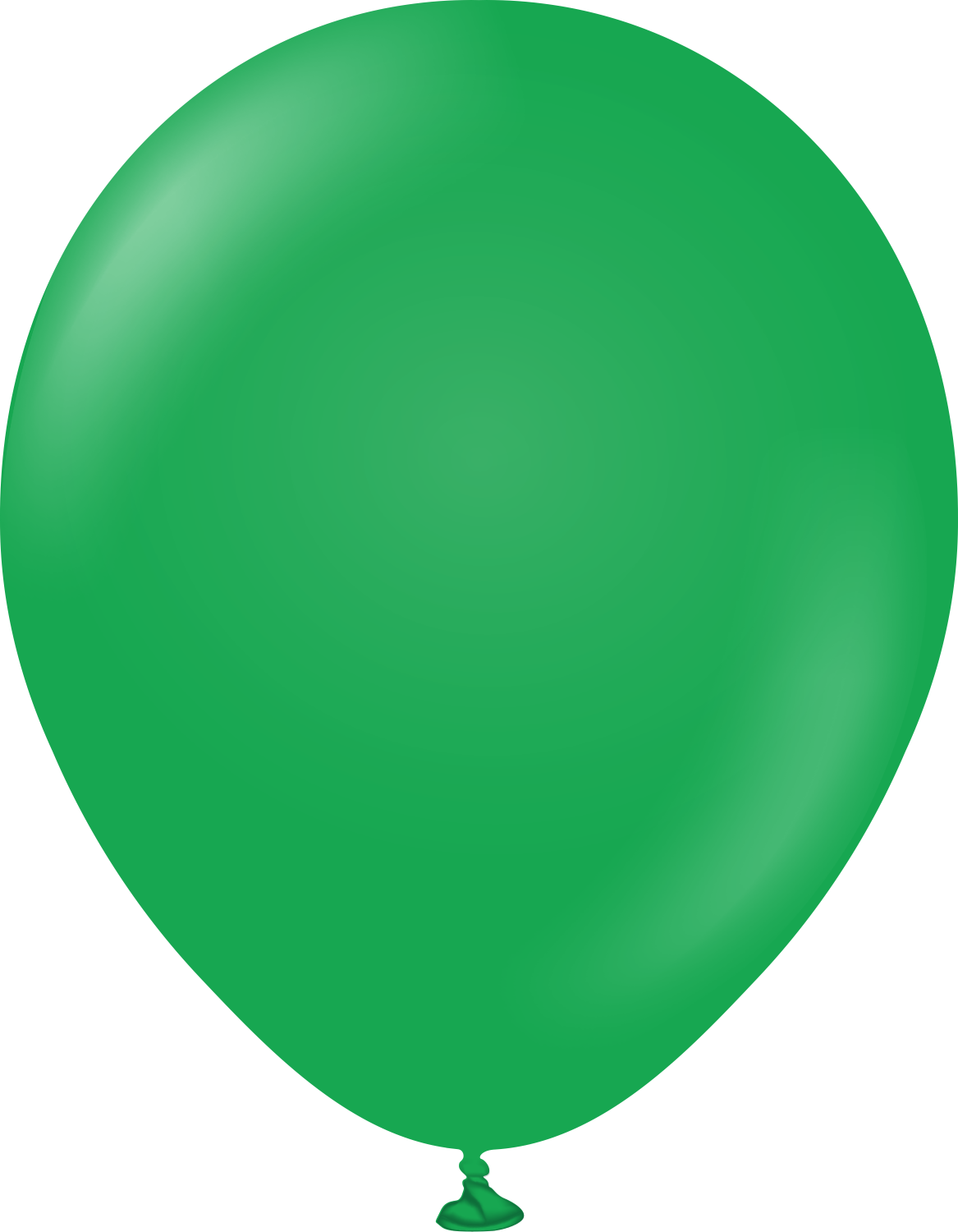 12" Kalisan latex balloons - Standard Green (50 ct)