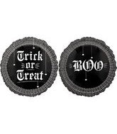 18" Trick or Treat web foil balloons (2 ct)