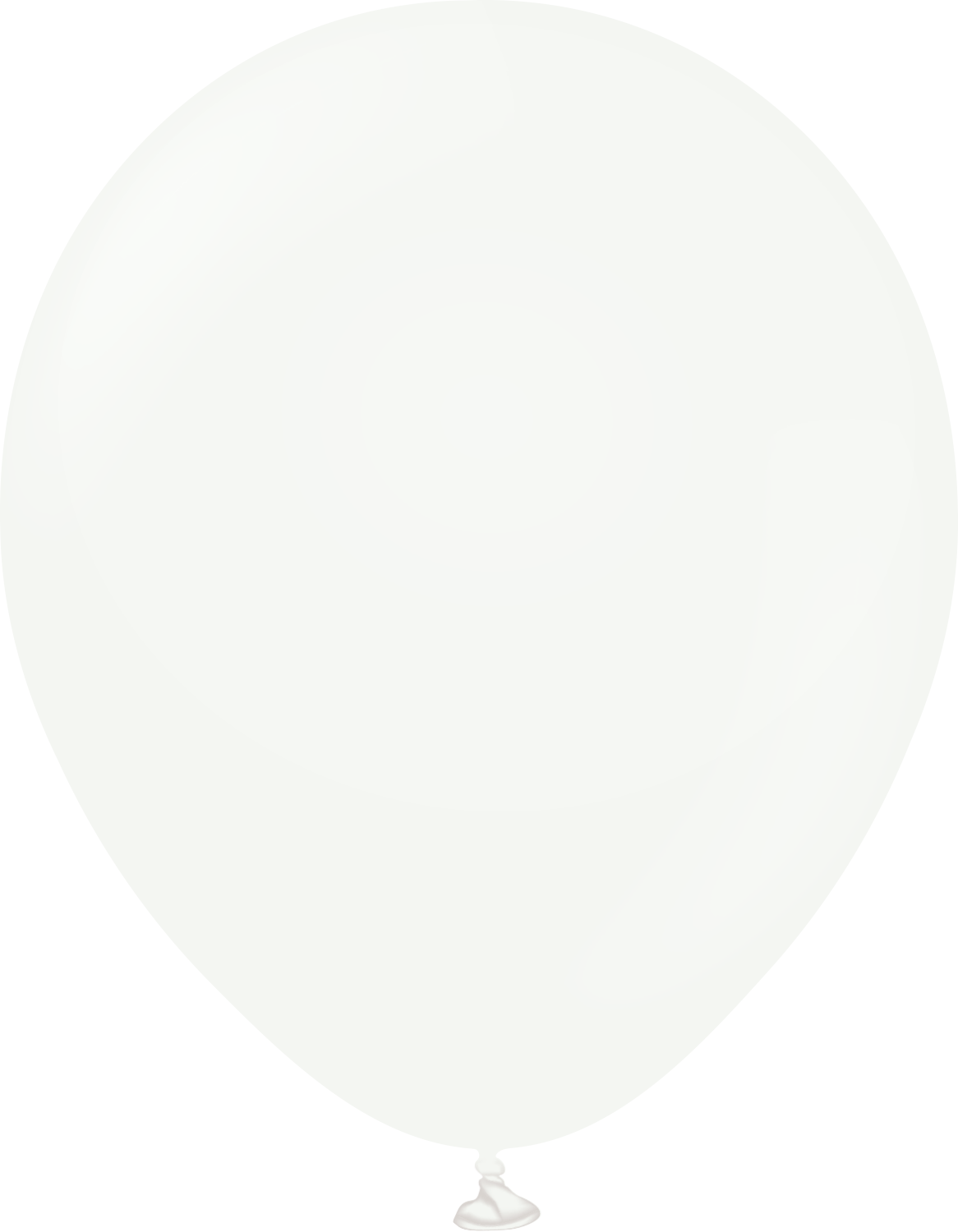 12" Kalisan latex balloons - Standard White (50 ct)