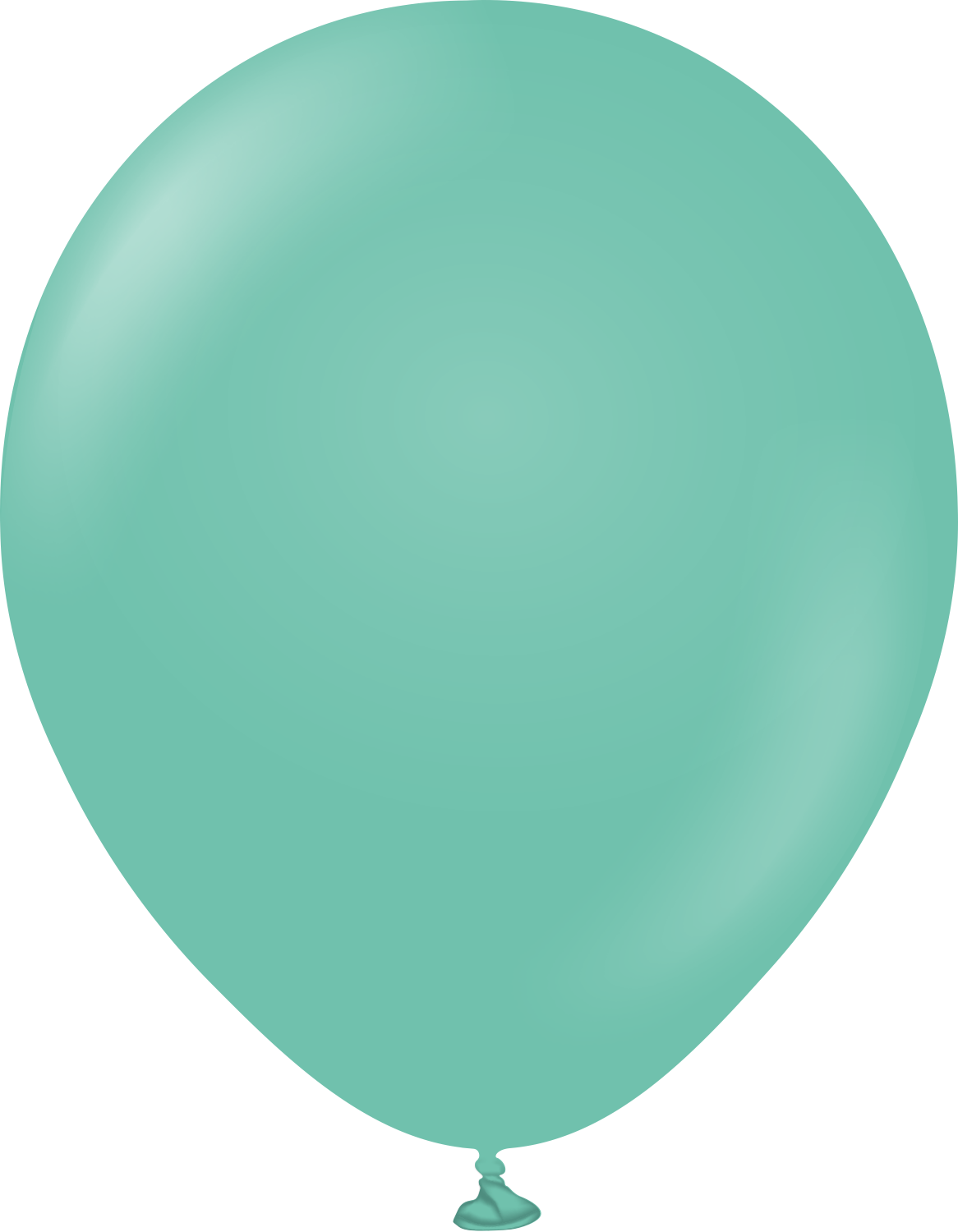 12" Kalisan latex balloons - Standard Sea Green (50 ct)