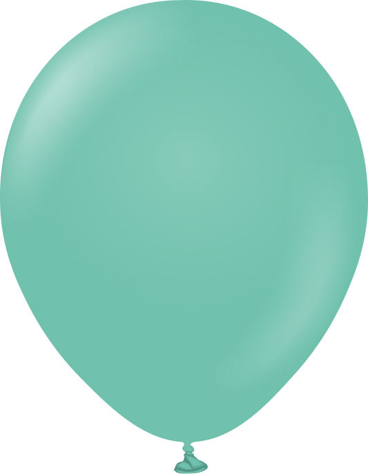 12" Kalisan latex balloons - Standard Sea Green (50 ct)