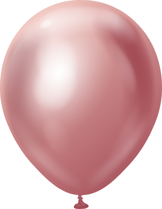 12" Kalisan latex balloons - Mirror Pink (50 ct)
