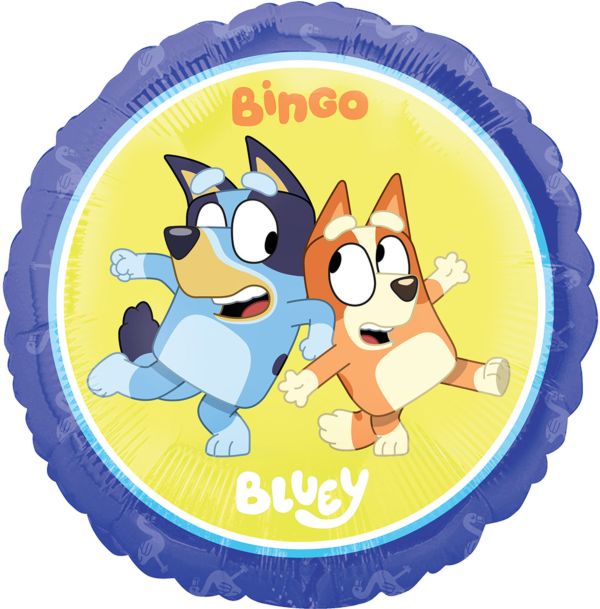 18" Bluey round foil balloon