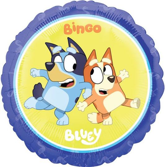 18" Bluey round foil balloon