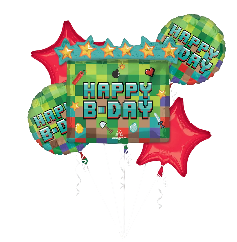 Gamer Party Balloon Bouquet