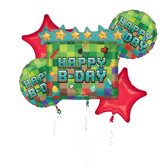 Gamer Party Balloon Bouquet