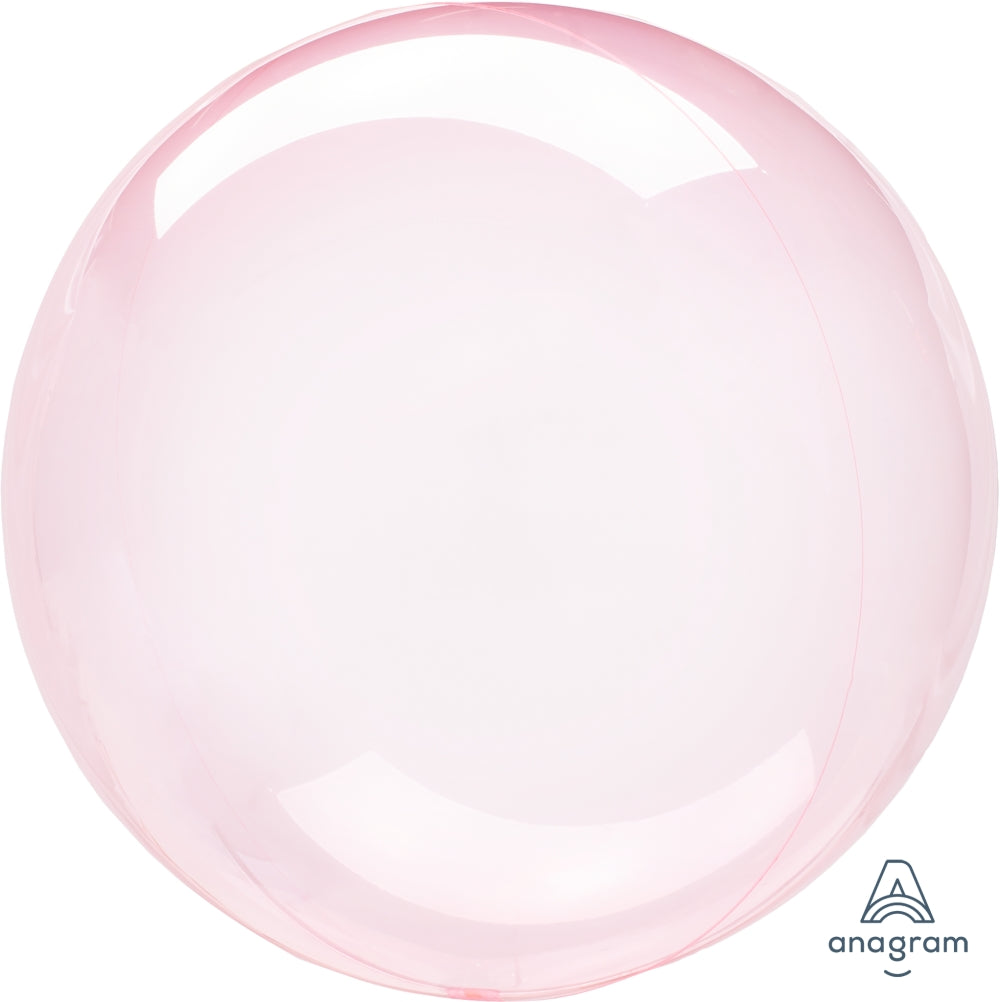 10" Crystal clearz petite dark pink balloon - 8298511