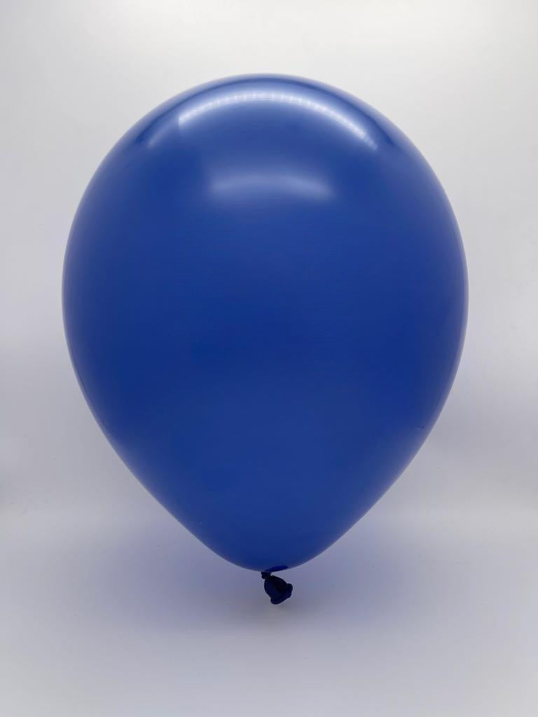 12" Kalisan latex balloons - Standard Dark Blue (100 ct)