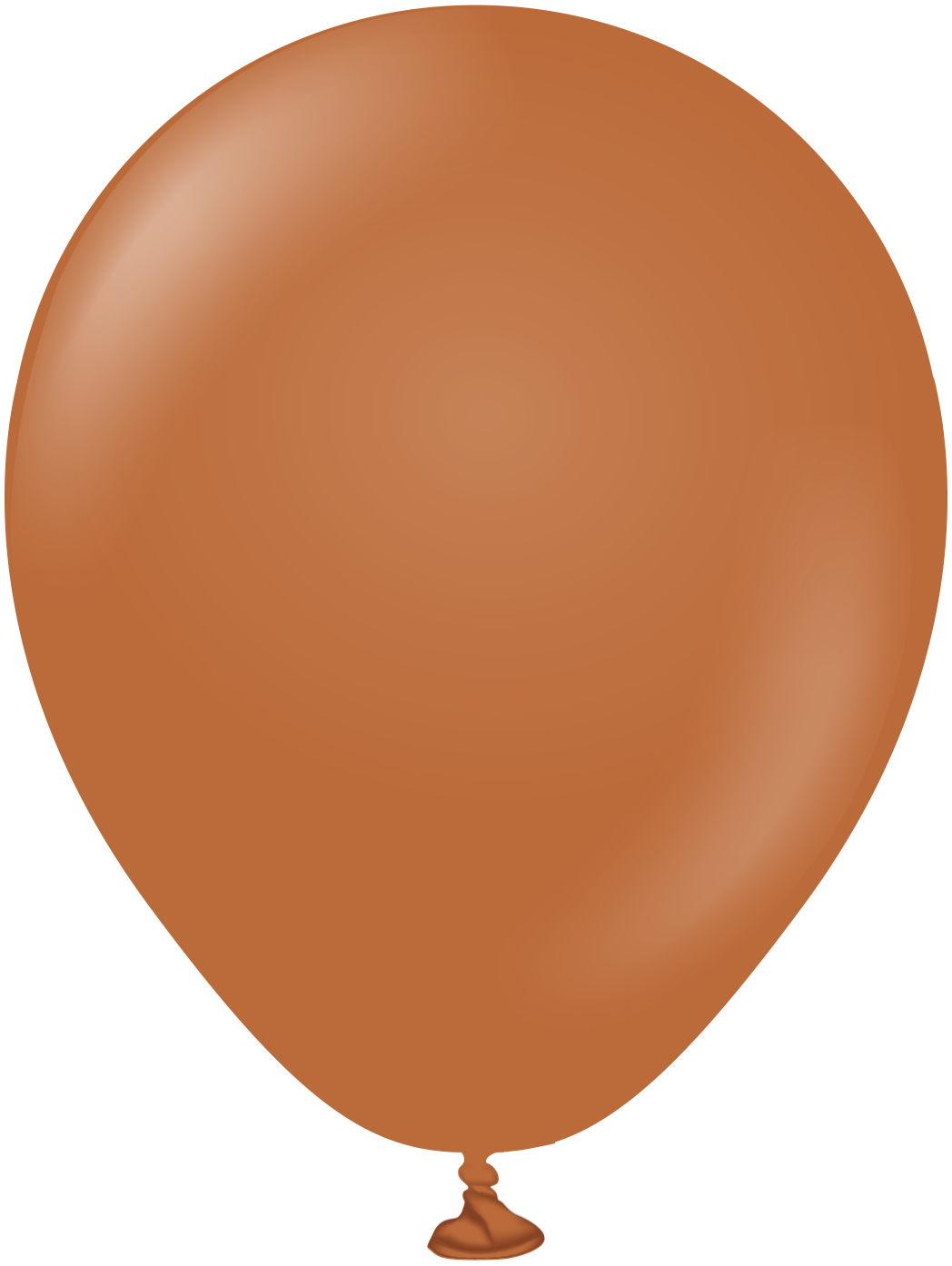5" Kalisan latex balloons - Caramel Brown (50ct)