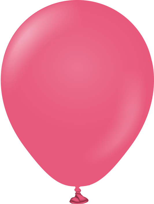 5" Kalisan latex balloons - Standard Fuchsia (50 ct)