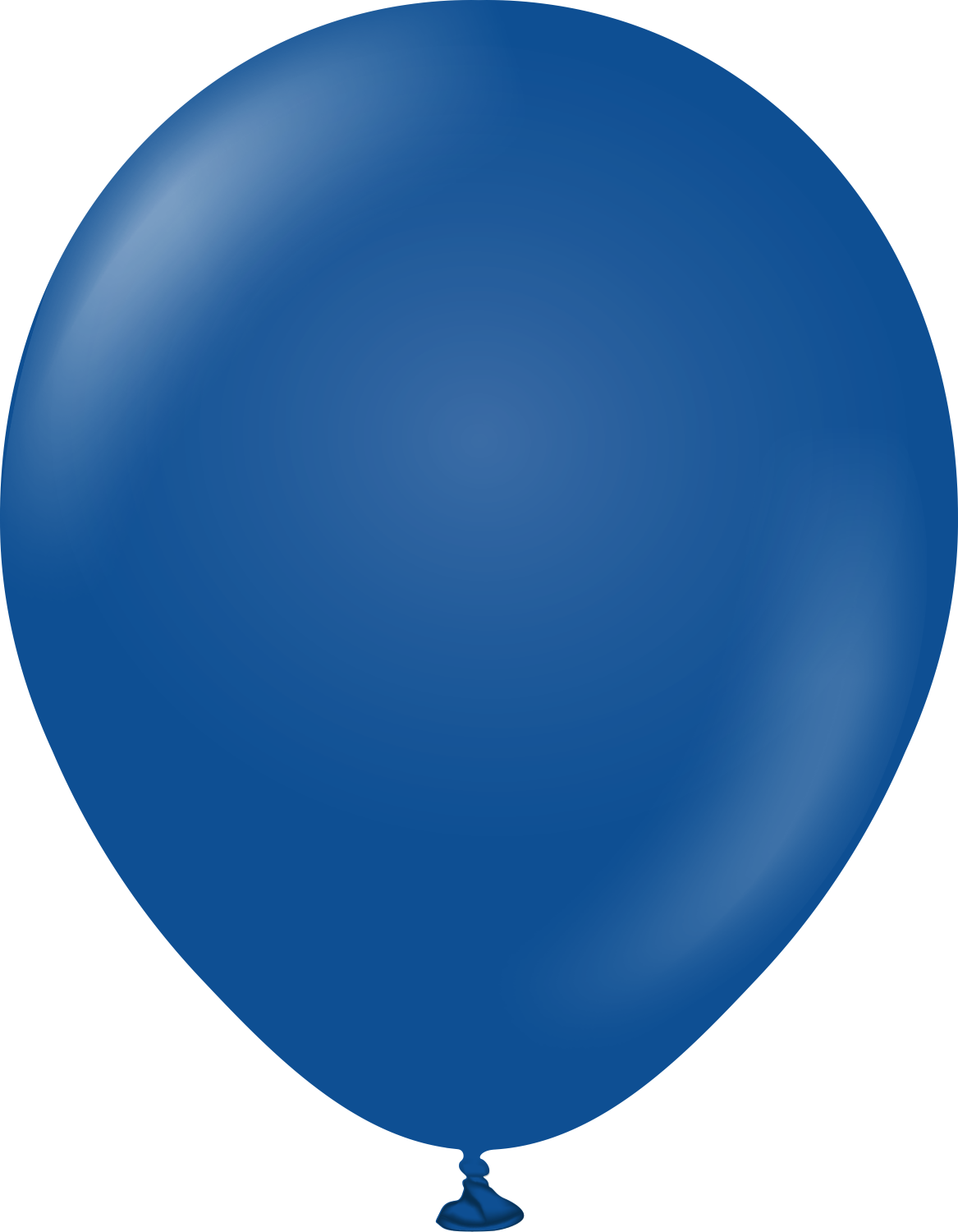 12" Kalisan latex balloons - Standard Dark Blue (100 ct)