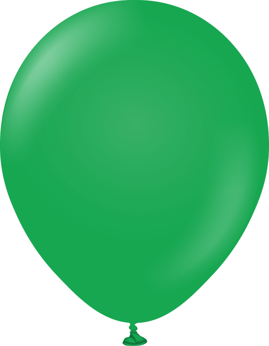 12" Kalisan latex balloons - Standard Green (50 ct)