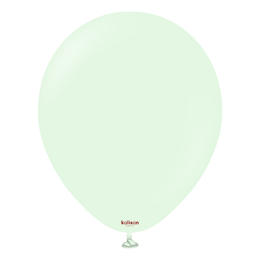 12" Kalisan latex balloons - Macaron Pale Green (ct)