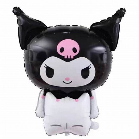 Black cat Kuromi inspired 30" Foil Balloon