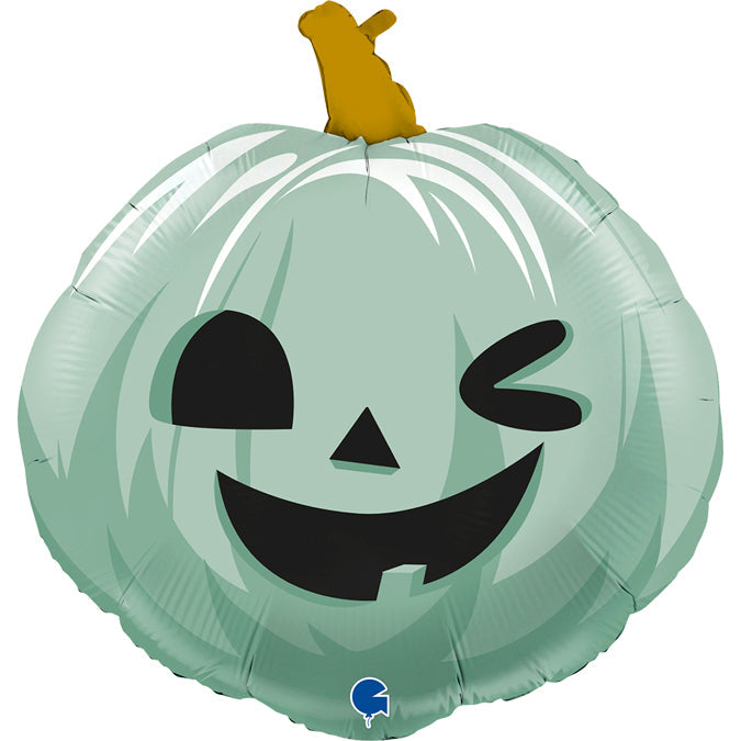 Pastel Foil Pumpkin balloon - 22"