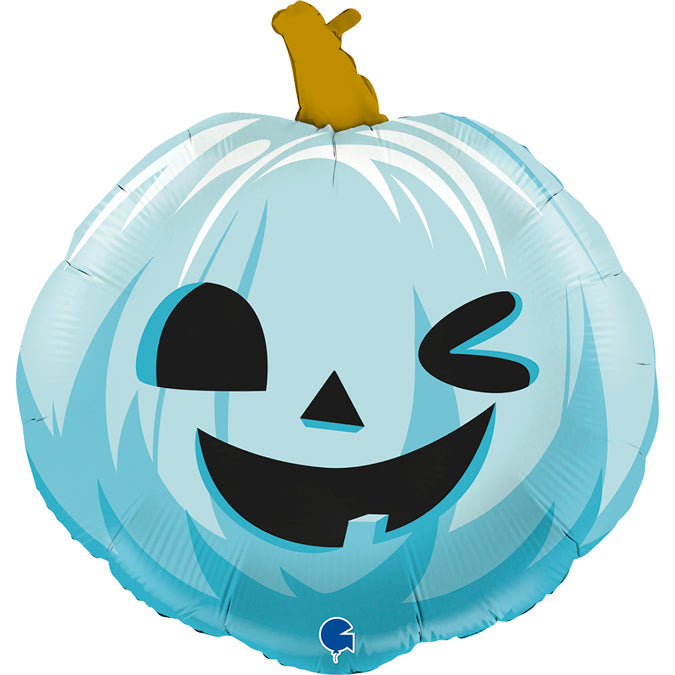 Pastel Foil Pumpkin balloon - 22"