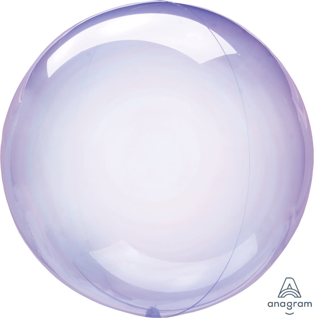 18" Crystal clearz purple balloon - 8285111